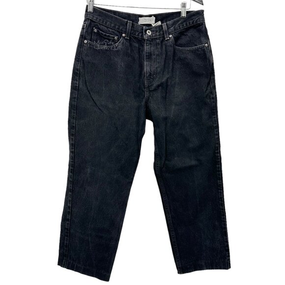 Sonoma Goods for Life Straight Fit Black Wash Denim Jeans 32 X 27 - Picture 1 of 7